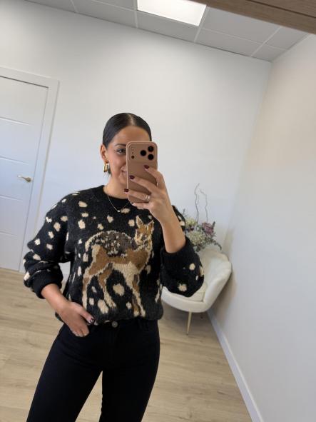 Jersey Bambi Negro [0]