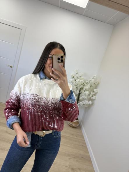 Jersey Granate Reflejos