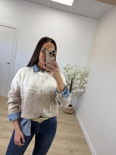 Jersey Camel Reflejos