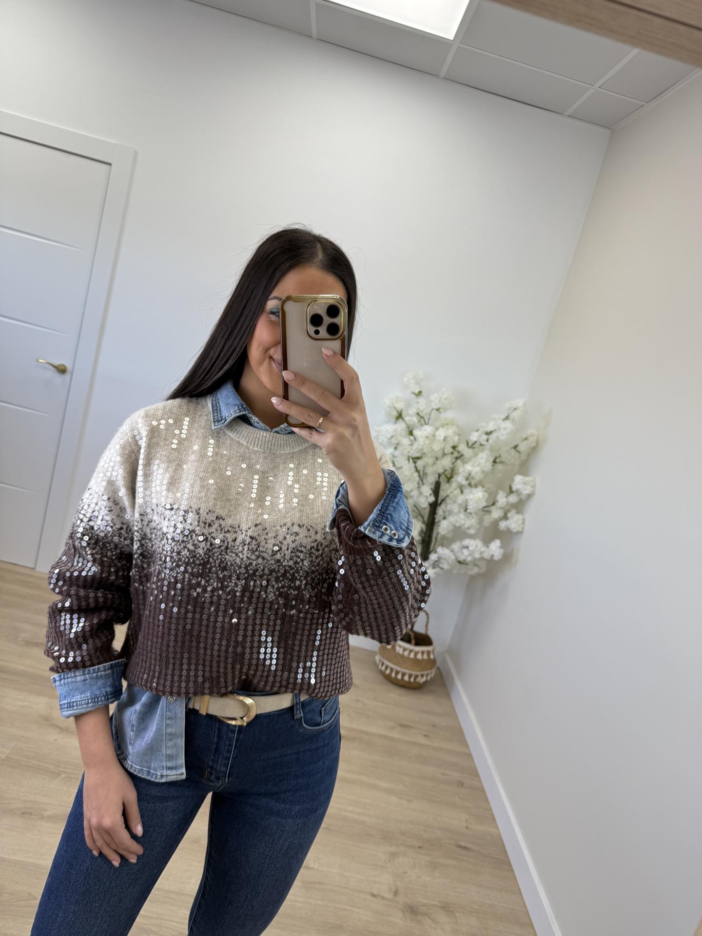 Jersey Chocolate Reflejos