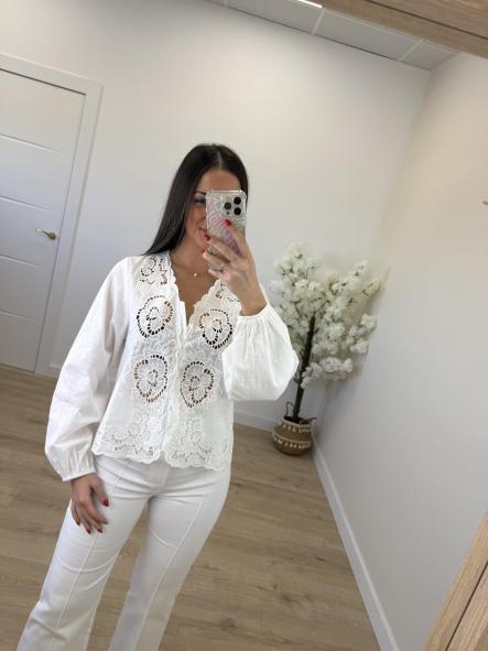 Camisa Romance Blanca [3]