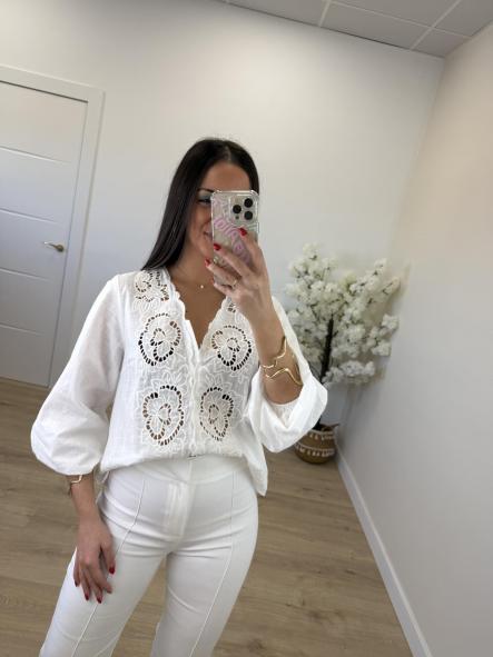 Camisa Romance Blanca [1]