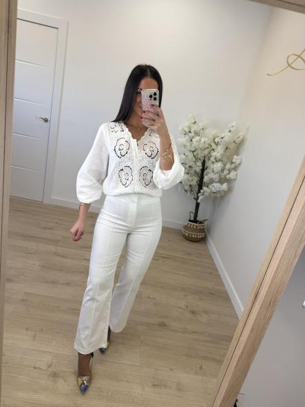 Camisa Romance Blanca [2]