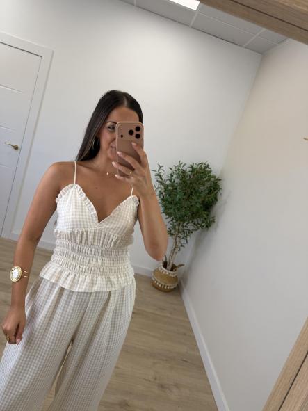 Conjunto Vichy Beige [1]