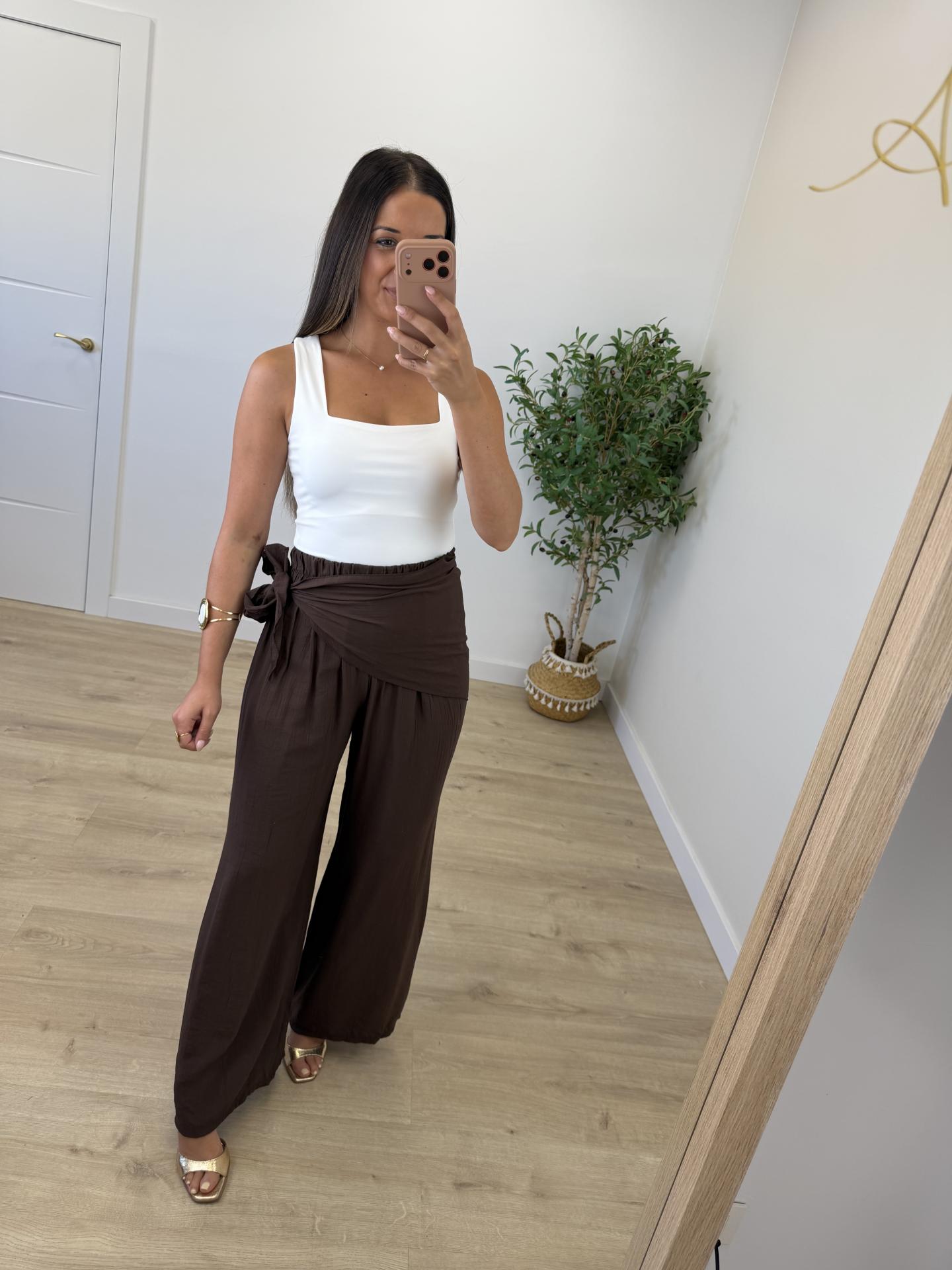 Pantalón Lazada Chocolate