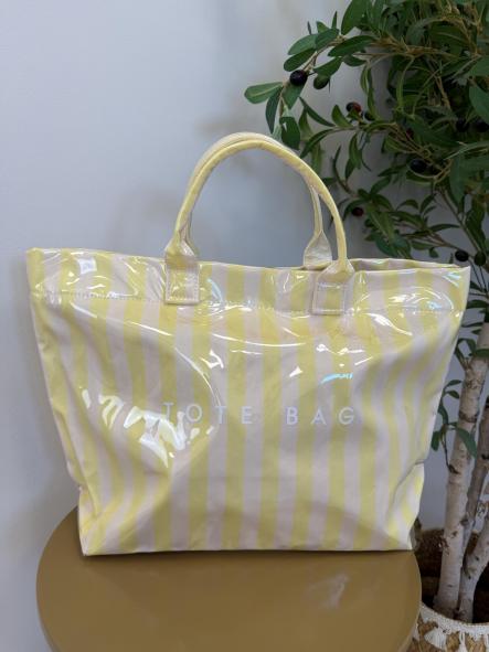 Bolso Tote Amarillo-Beige [0]