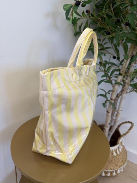 Bolso Tote Amarillo-Beige [1]