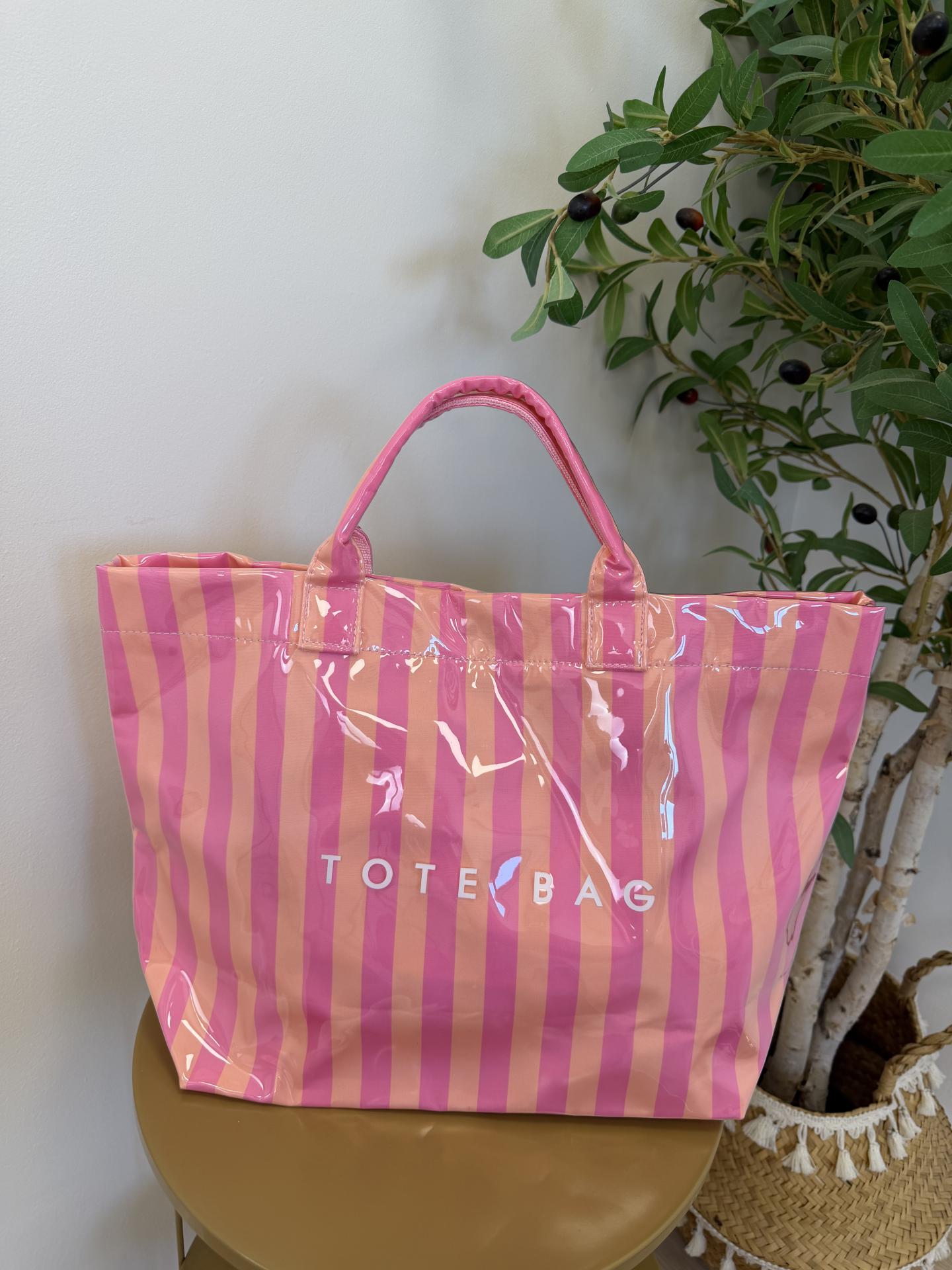 Bolso Tote Coral y Rosita