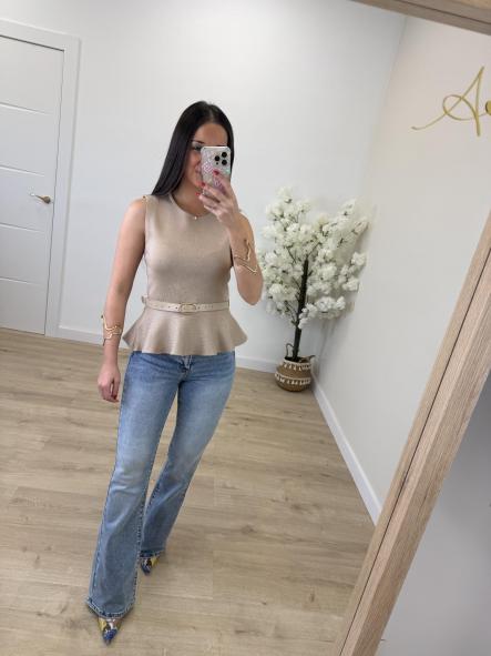 Top Volantito Beige [1]