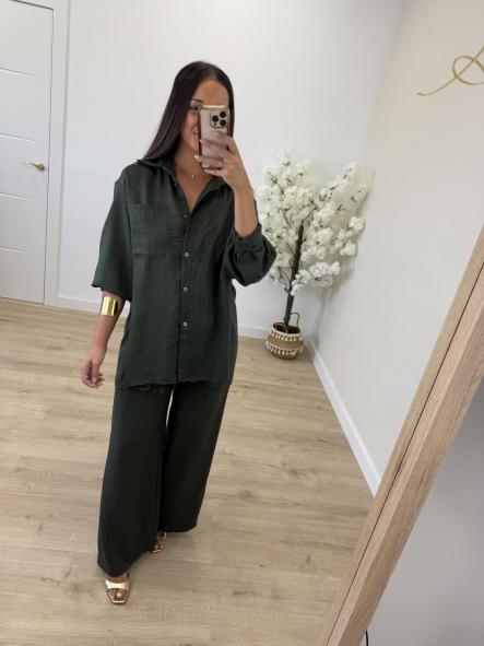 Conjunto Kaki Camisero [3]