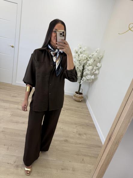 Conjunto Chocolate Camisero [4]