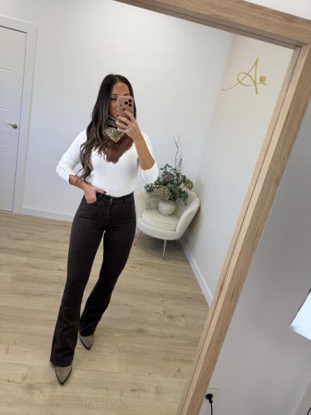 Jeans Faja Chocolate Impecable [3]