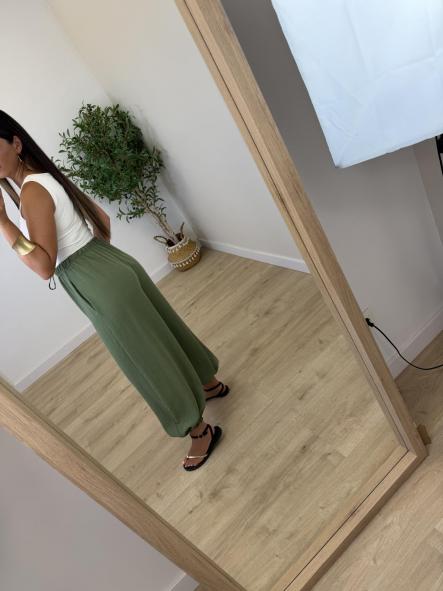 Pantalón Roma Bombacho Kaki [2]