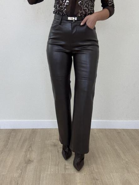 Pantalón Chocolate Polipiel [1]