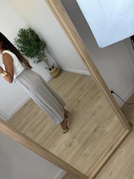 Pantalón Roma Bombacho Beige [3]