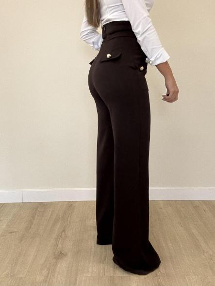 Pantalón Chocolate Botonadura [2]