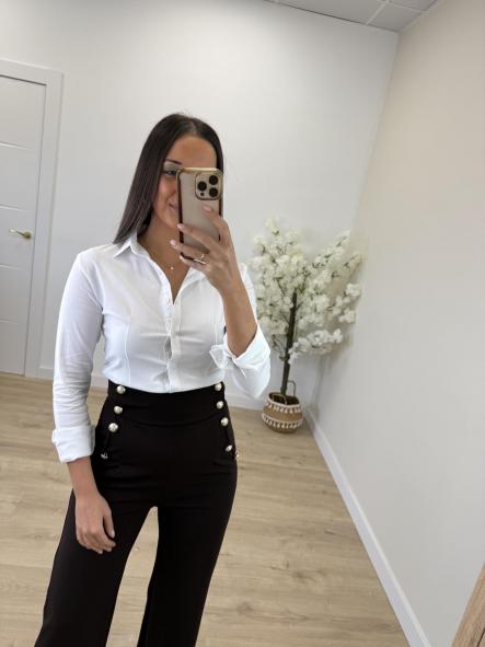 Camisa Oxford Blanca