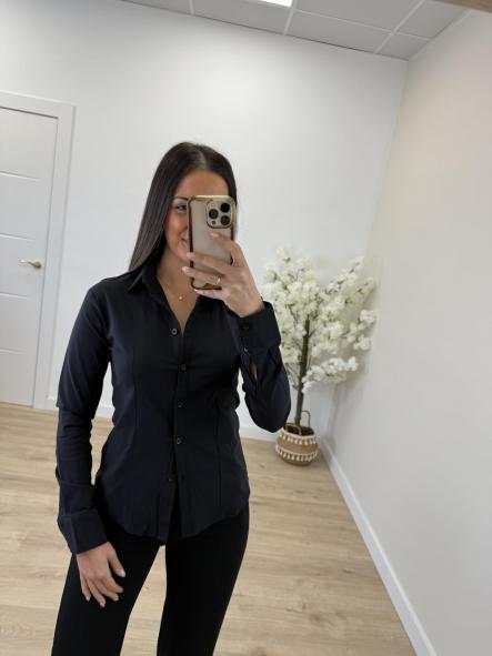 Camisa Oxford Negra [1]