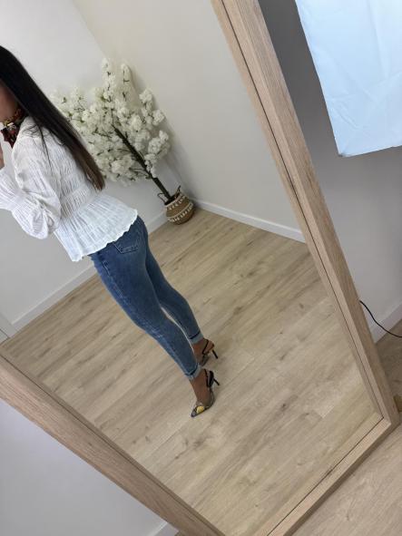 Camisa Fruncida Blanca [3]