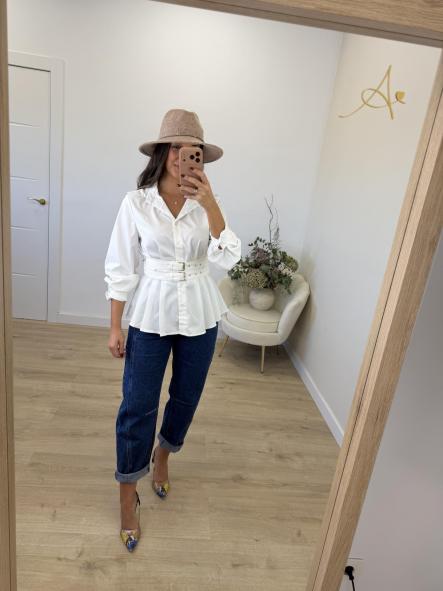 Camisa Blanca Fajín [1]