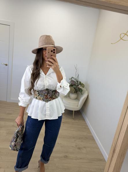 Camisa Blanca Fajín [3]