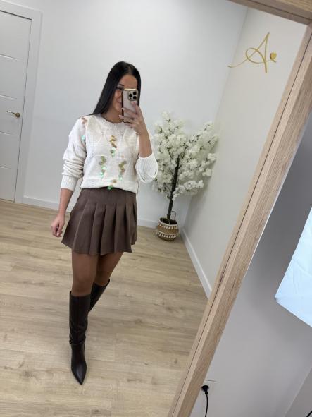 Falda Chocolate Tablitas [3]