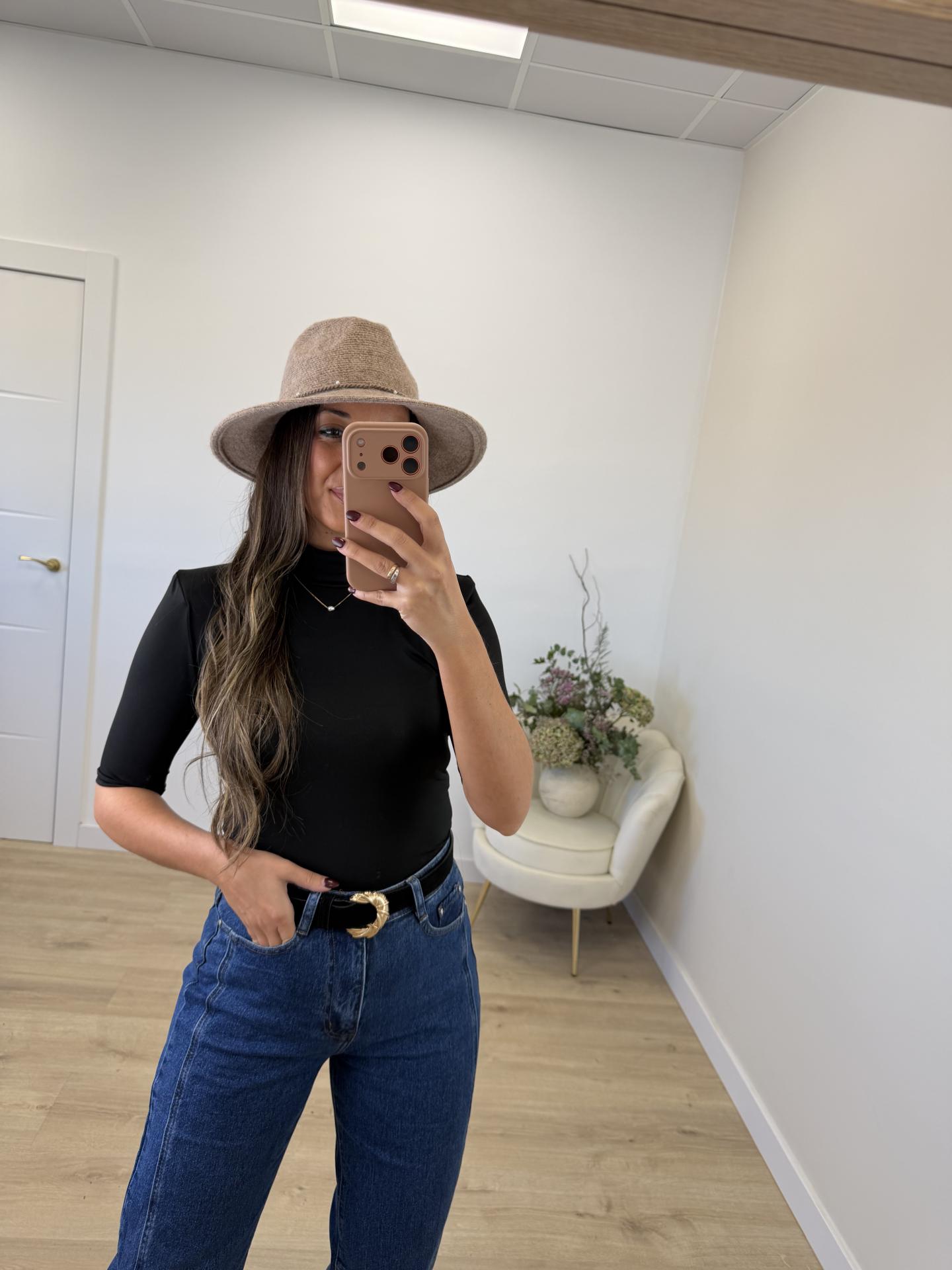 Top Negro Cuello Halter