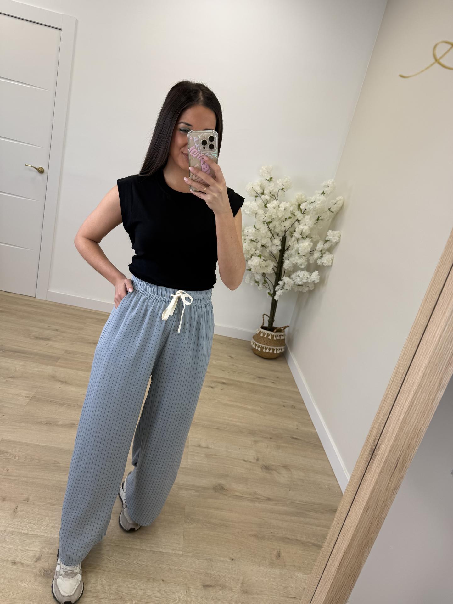 Pantalón Comodísimo Celeste