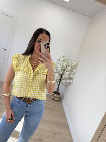 Camisa Vichy Amarilla 