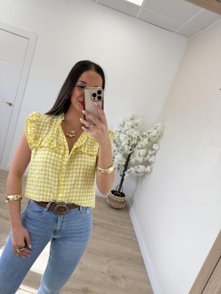 Camisa Vichy Amarilla  [1]