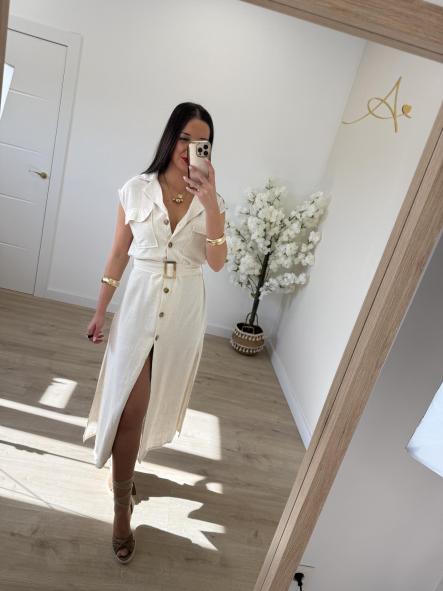 Vestido Martina Beige [1]