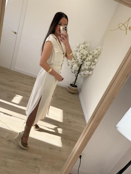 Vestido Martina Beige [2]