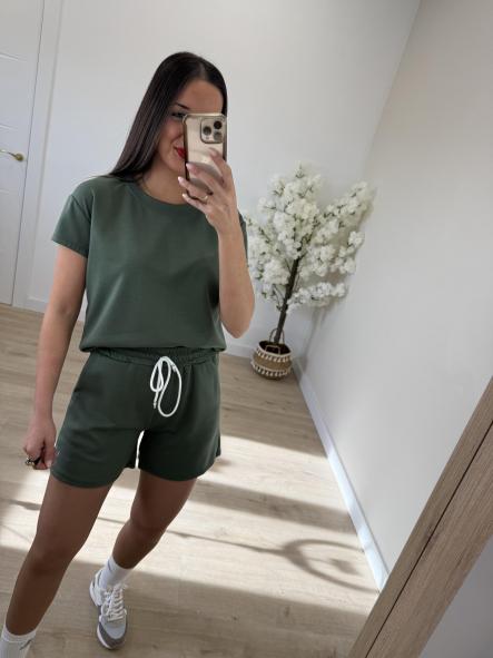 Conjunto Kaki Confort 