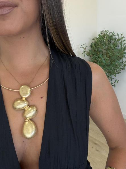 Choker Dorado Roca [0]
