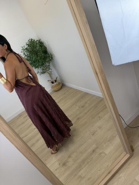 Vestido Fatema Granate [1]