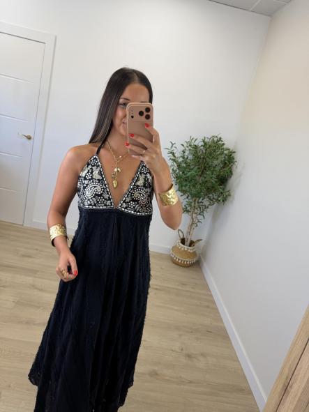 Vestido Fatema Negro [0]