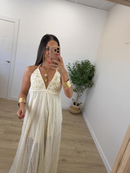 Vestido Fatema Beige