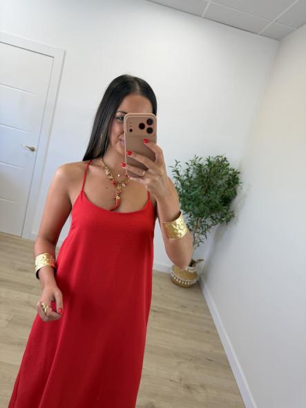 Vestido Anisa Rojo [2]