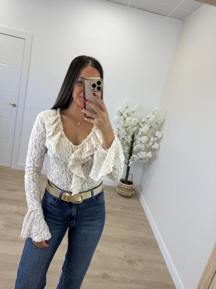 Camisa Beige Triana [0]