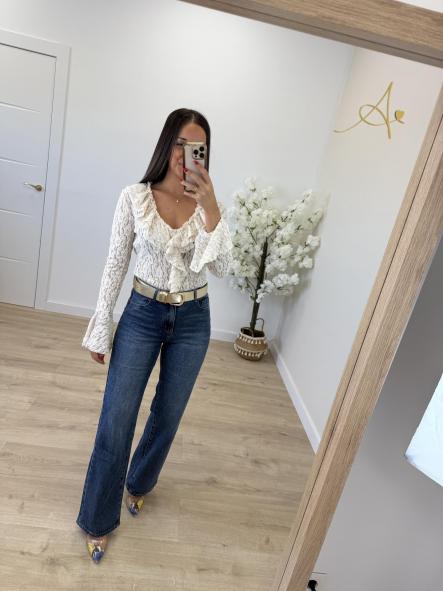 Camisa Beige Triana [2]