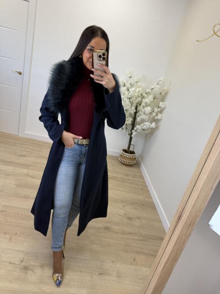 Abrigo Paño Pelo Marino [2]