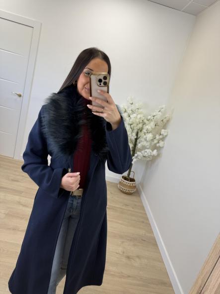 Abrigo Paño Pelo Marino [0]