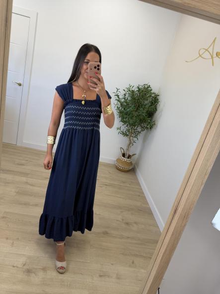 Vestido Relax Marino