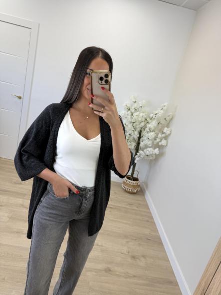 Kimono Negro Brillo [1]