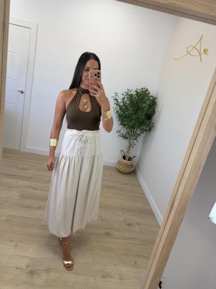 Falda Belén Beige [0]