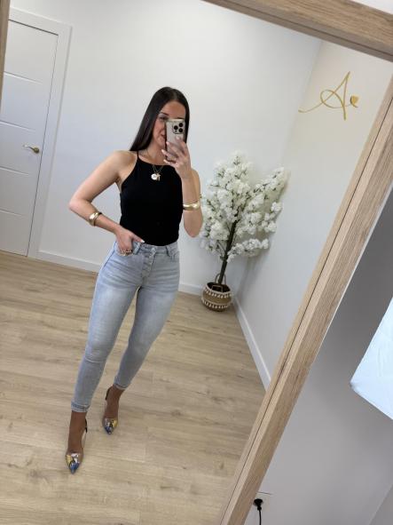 Jeans Laulia Skinny Gris [6]