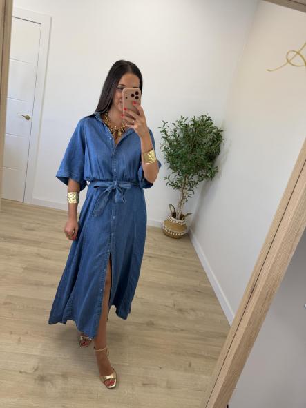 Vestido Denim Camisero