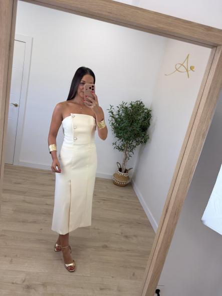 Vestido Eugenia Amarillo Pastel [6]