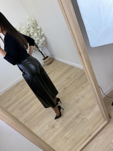 Pantalón Gabi Polipiel Negro [2]
