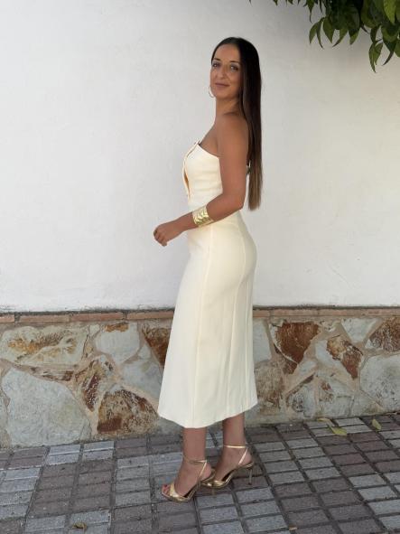 Vestido Eugenia Amarillo Pastel [3]